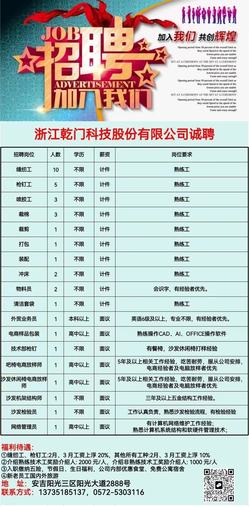 汀田最新招聘信息全面解析